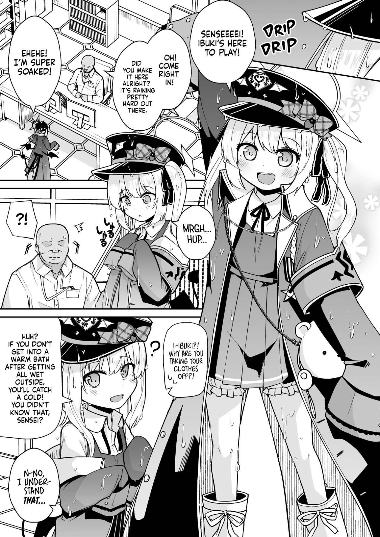 Hentai Manga Comic-Sensei! Do You Wanna Play Pretend Doggies With Ibuki?-Read-2